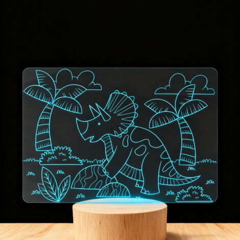 Veilleuse LED Lampe 3D RGB
