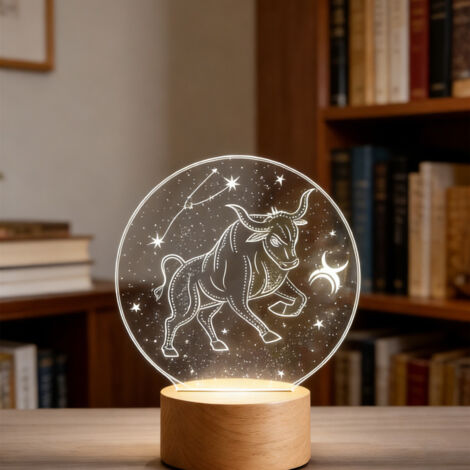 Veilleuse LED   Lampe 3D RGB