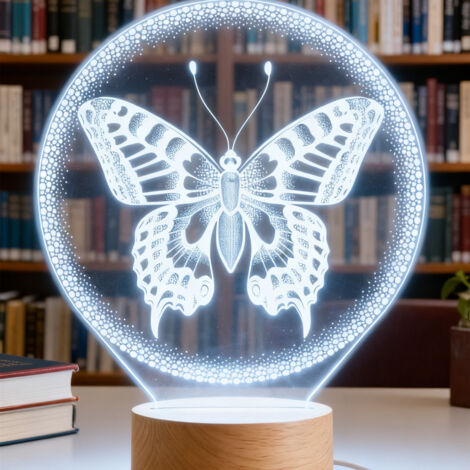 Veilleuse LED   Lampe 3D RGB