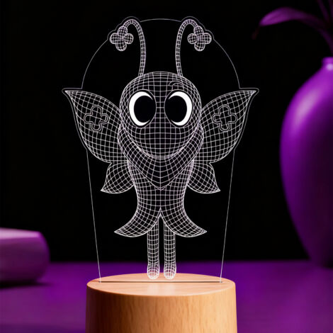 Veilleuse LED Lampe 3D RGB