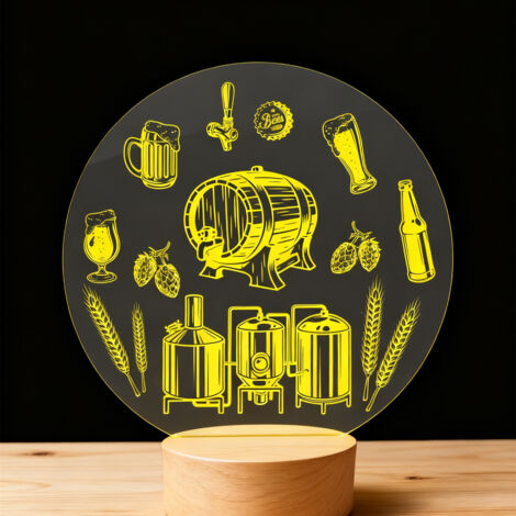 Veilleuse LED   Lampe 3D RGB
