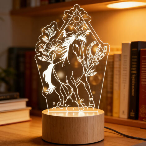 Veilleuse LED   Lampe 3D RGB