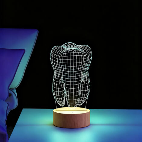 Veilleuse LED   Lampe 3D RGB