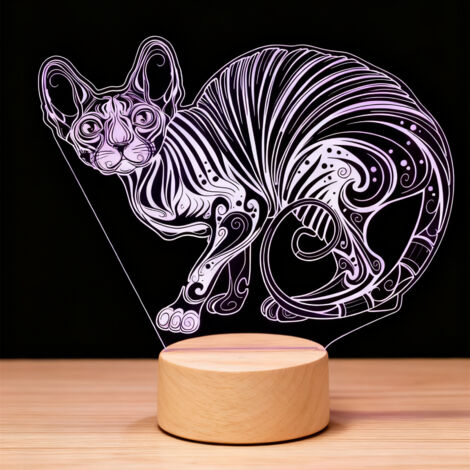 Veilleuse LED   Lampe 3D RGB