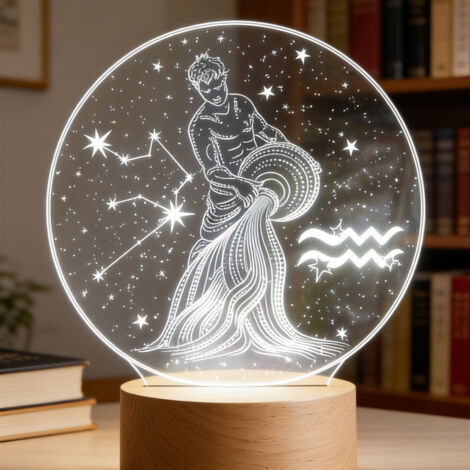 Veilleuse LED Lampe 3D RGB
