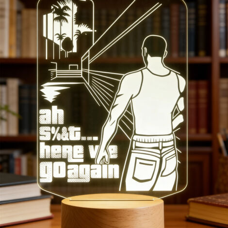 Veilleuse LED   Lampe 3D RGB