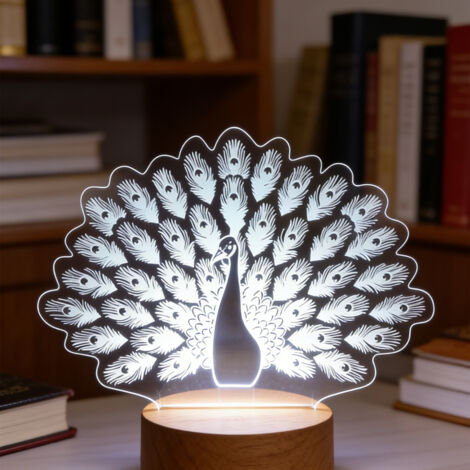 Veilleuse LED   Lampe 3D RGB