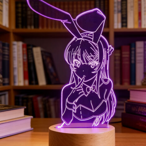 Veilleuse LED Lampe 3D RGB