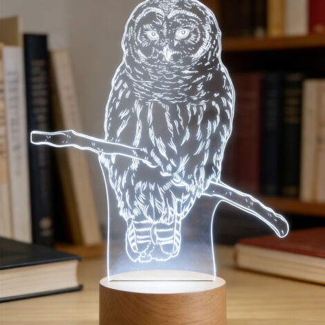 Veilleuse LED Lampe 3D RGB