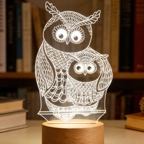 Veilleuse LED   Lampe 3D RGB