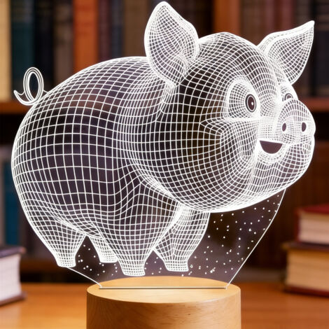 Veilleuse LED Lampe 3D RGB