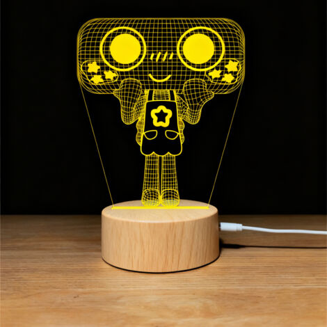 Veilleuse LED Lampe 3D RGB
