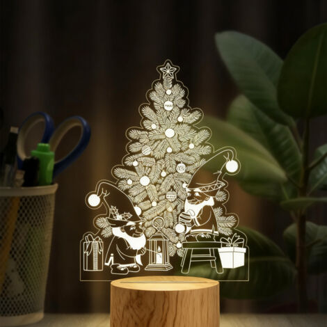 Veilleuse LED   Lampe 3D RGB