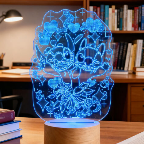 Veilleuse LED Lampe 3D RGB