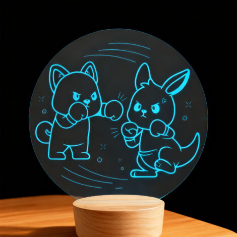 Veilleuse LED   Lampe 3D RGB