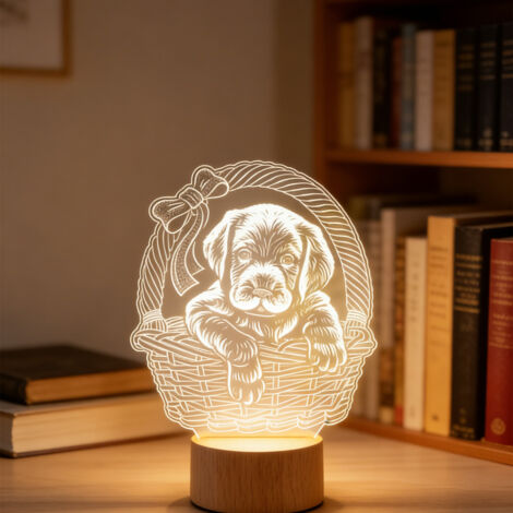 Veilleuse LED   Lampe 3D RGB