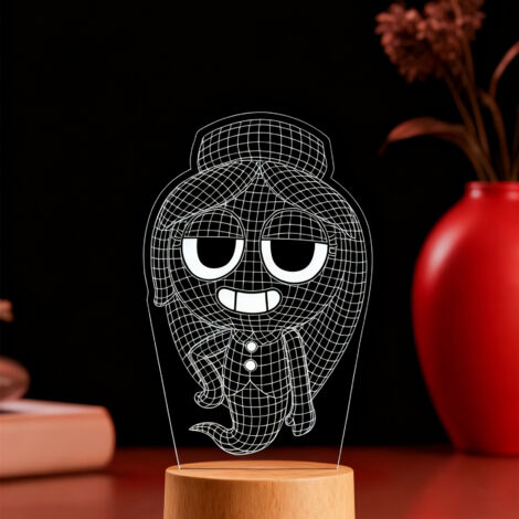 Veilleuse LED Lampe 3D RGB