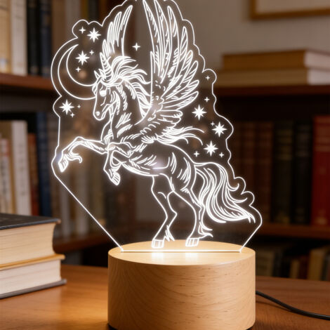 Veilleuse LED   Lampe 3D RGB