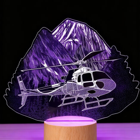 Veilleuse LED Lampe 3D RGB