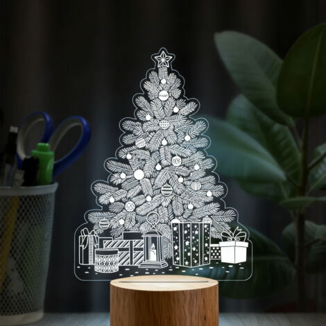 Veilleuse LED   Lampe 3D RGB