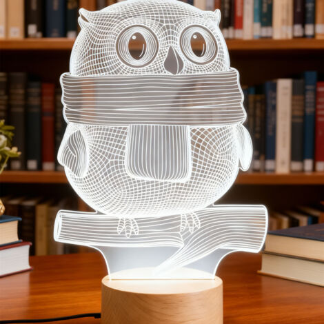 Veilleuse LED   Lampe 3D RGB
