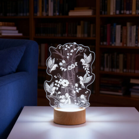 Veilleuse LED   Lampe 3D RGB