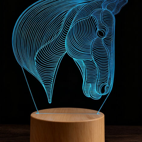 Veilleuse LED   Lampe 3D RGB