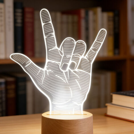 Veilleuse LED   Lampe 3D RGB