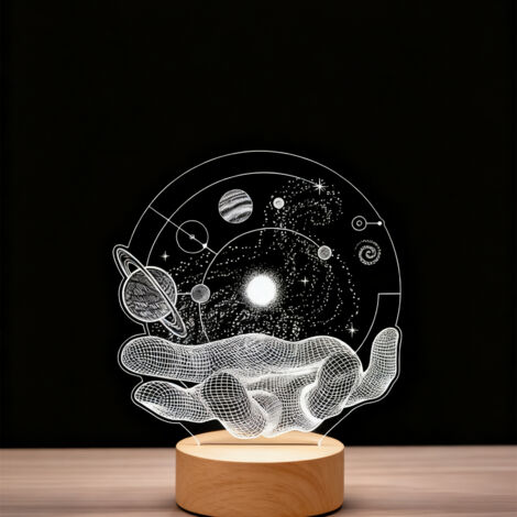 Veilleuse LED   Lampe 3D RGB