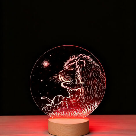 Veilleuse LED   Lampe 3D RGB
