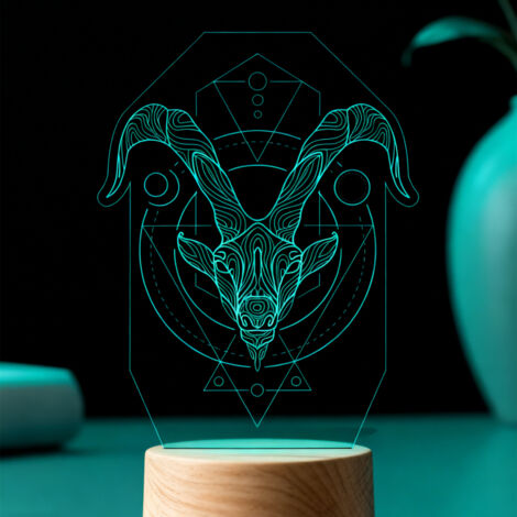 Veilleuse LED   Lampe 3D RGB