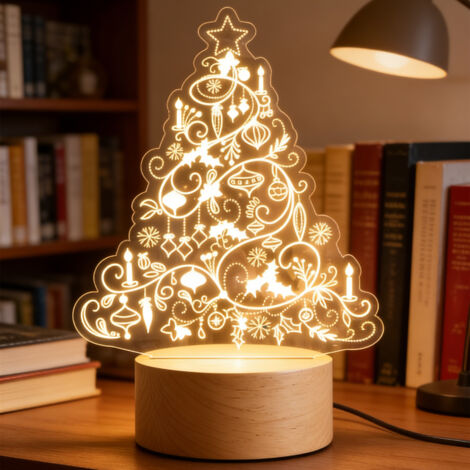 Veilleuse LED   Lampe 3D RGB