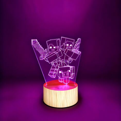 Veilleuse LED   Lampe 3D RGB
