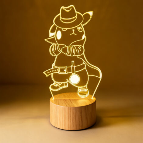 Veilleuse LED Lampe 3D RGB