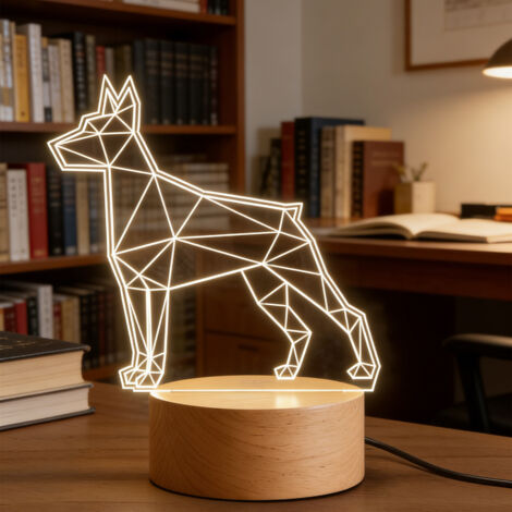 Veilleuse LED   Lampe 3D RGB