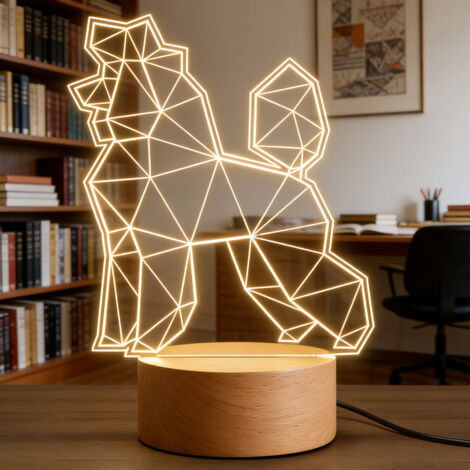 Veilleuse LED Lampe 3D RGB