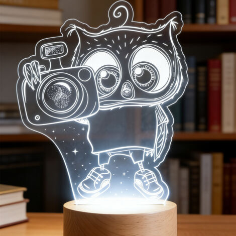 Veilleuse LED   Lampe 3D RGB
