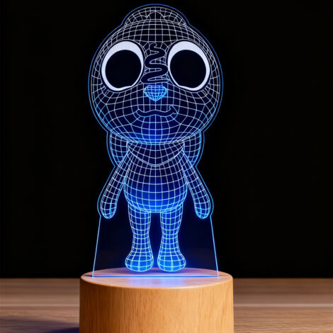 Veilleuse LED Lampe 3D RGB