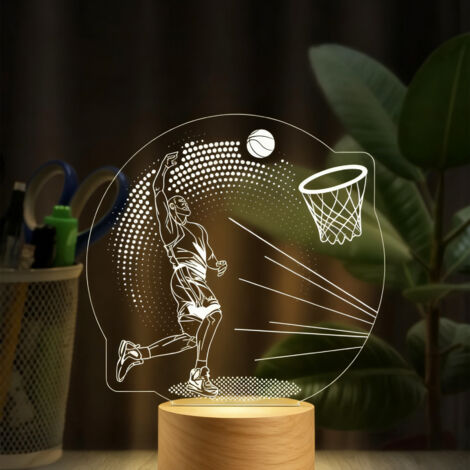 Veilleuse LED Lampe 3D RGB