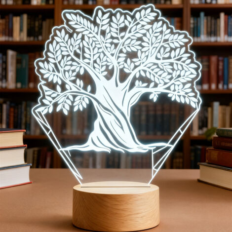Veilleuse LED   Lampe 3D RGB