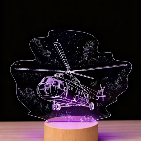 Veilleuse LED Lampe 3D RGB