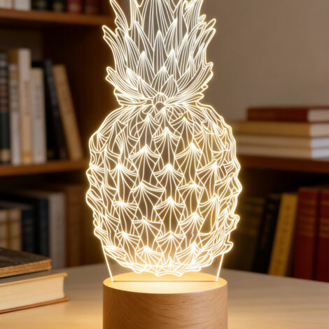 Veilleuse LED Lampe 3D RGB