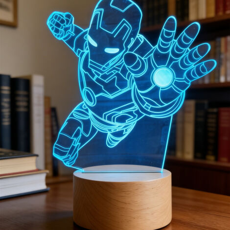 Veilleuse LED Lampe 3D RGB