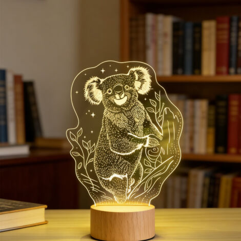 Veilleuse LED Lampe 3D RGB