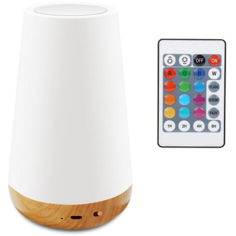 Veilleuse LED, lampe de chevet, veilleuse tactile à changement de couleur