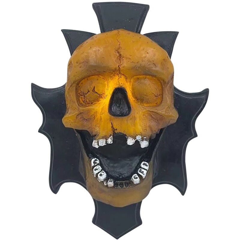 Feiyue - Veilleuse led Lampe Décoration Murale led Lumière Murale Nuit Gothique 3D Résine Lampe pour Fête Maison Salon Intérieur Bar Statue Décor