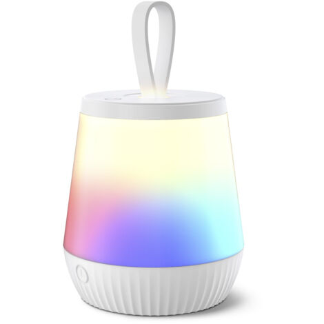VEILLEUSE LED ''MOBILE'', MINUT., INTENS. RÉG., RECH., CHGT COUL., IP44 HAMA