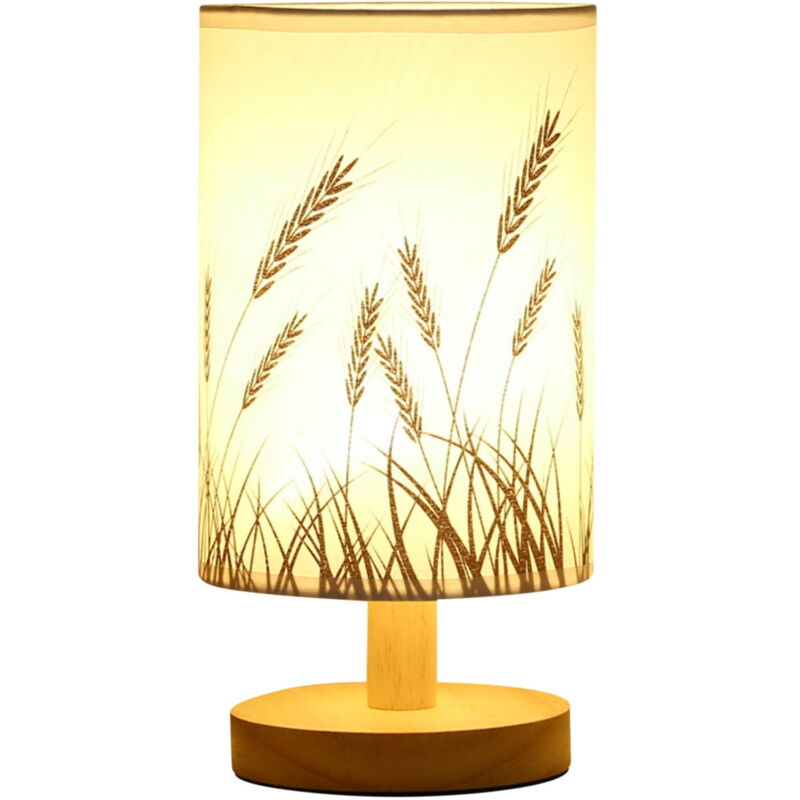 Veilleuse LED nordique en bois massif, télécommande USB, lampe de table, chevet, bureau, chambre à coucher, séjour chez l'habitant, économie