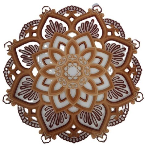 Veilleuse LED pour salle de yoga, décoration murale moderne, 7 couleurs