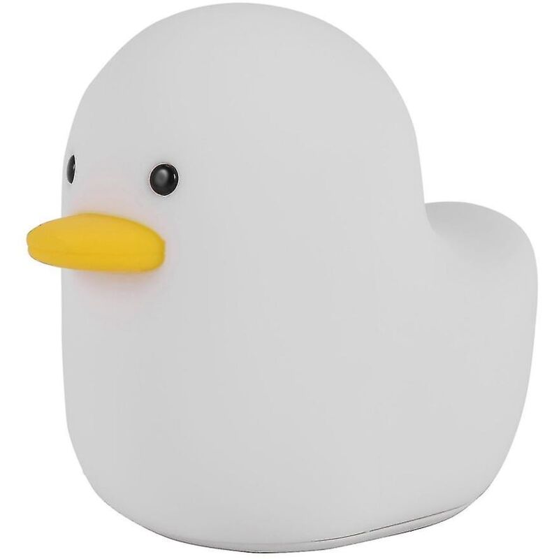 Veilleuse LED rechargeable USB en silicone avec capteur de contact en forme de canard